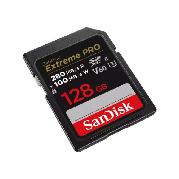 SanDisk SDXC karta 128GB Extreme PRO (280 MB/ s Class 10,  UHS-II V60)1
