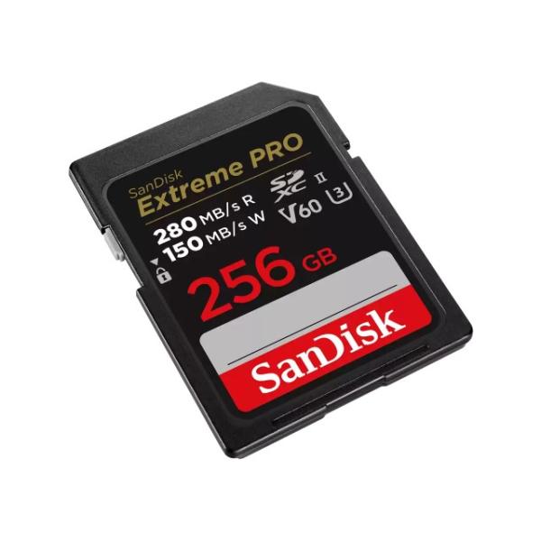 SanDisk SDXC karta 256GB Extreme PRO (280 MB/ s Class 10,  UHS-II V60)1