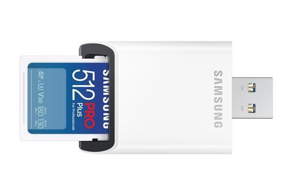Samsung SDXC karta 512GB PRO PLUS + USB adaptér6