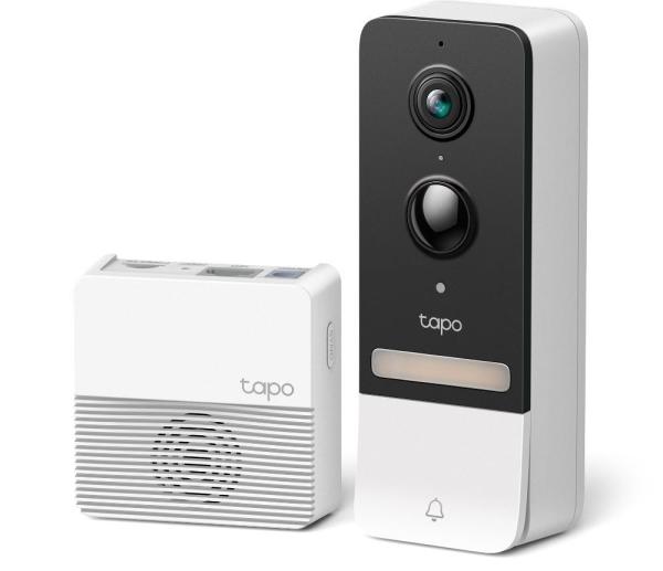 TP-Link Tapo D230S1 Chytrý video zvonek Tapo T230S1 1xTapo D230,  1xTapo H200 (5MP,  2K,  WiFi,  IR 8m,  1xGbE,  microSD)