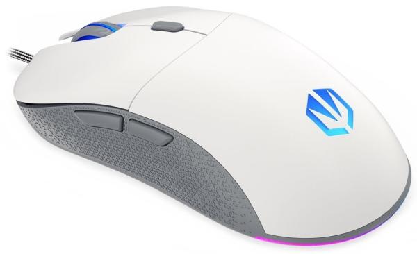 Endorfy GEM/ Herná/ Optická/ Pre pravákov/ 8 000 DPI/ Drôtové USB-A/ Biela