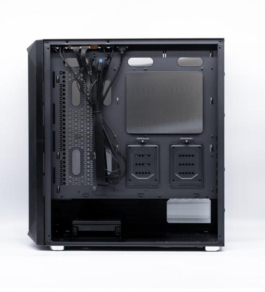 1stCOOL skříň Wind Storm Black MiddleTower,  AU,  USB3.0,  bez zdroje,  černá5