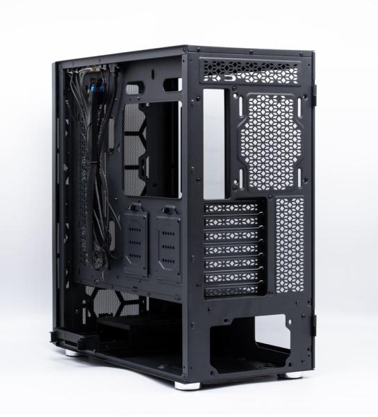 1stCOOL skříň Wind Storm Black MiddleTower,  AU,  USB3.0,  bez zdroje,  černá6