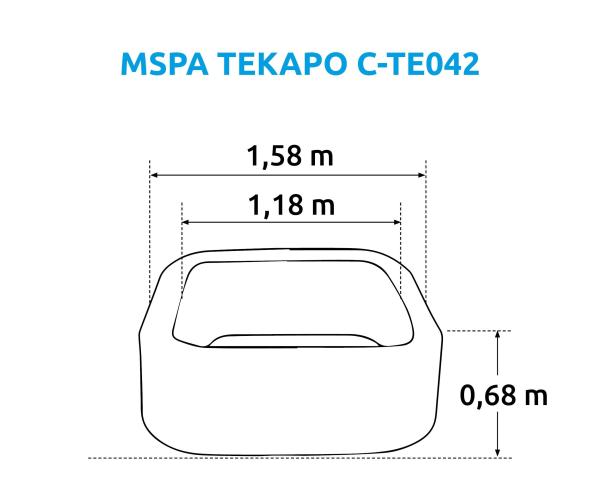 Marimex vířivý bazén MSPA Tekapo C-TE0422