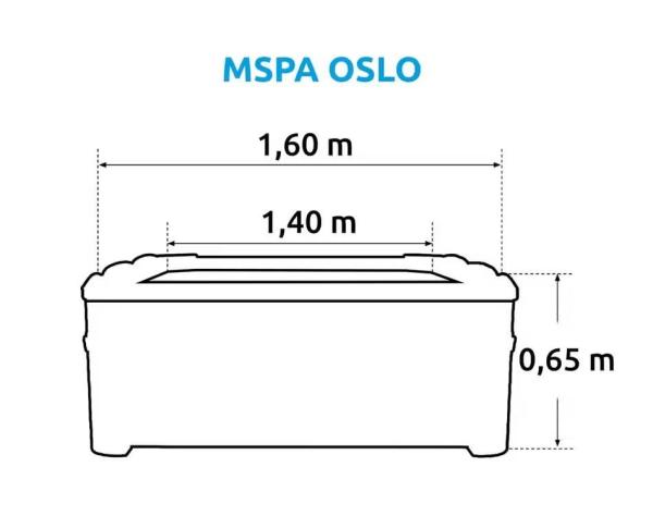 Marimex Bazén vířivý MSPA Oslo   - MO0