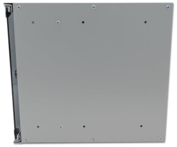 XtendLan 19" nástěnný rozvaděč 7U 520x400,  nosnost 35 kg,  skleněné kouřové dveře,  svařovaný,  šedý2