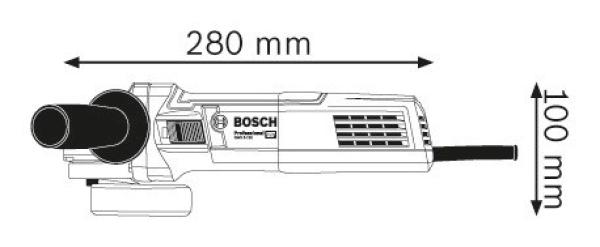 Bosch Uhlová brúska GWS 9-1252