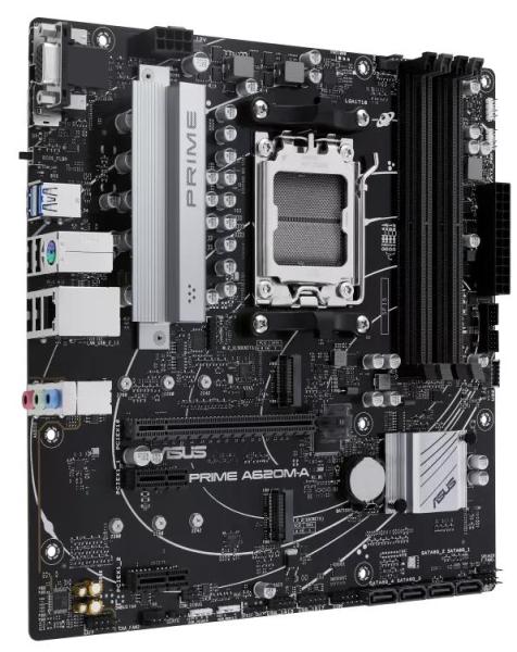ASUS MB Sc AM5 PRIME A620M-A-CSM,  AMD A620,  4xDDR5,  1xHDMI,  1xDP,  1xVGA,  mATX1