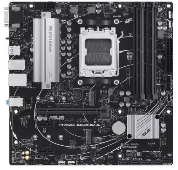 ASUS MB Sc AM5 PRIME A620M-A-CSM,  AMD A620,  4xDDR5,  1xHDMI,  1xDP,  1xVGA,  mATX2