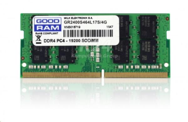 SODIMM DDR4 4GB 2400MHz CL17 GOODRAM