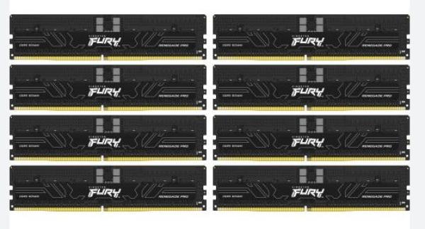 DDR 5.... 256GB . 4800MHz. CL36 FURY Renegade Pro Kingston PnP (8x32GB)