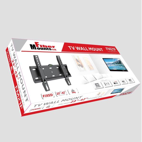 Nástěnný pevný držák na Tv i monitory Fiber Mounts FM21F1