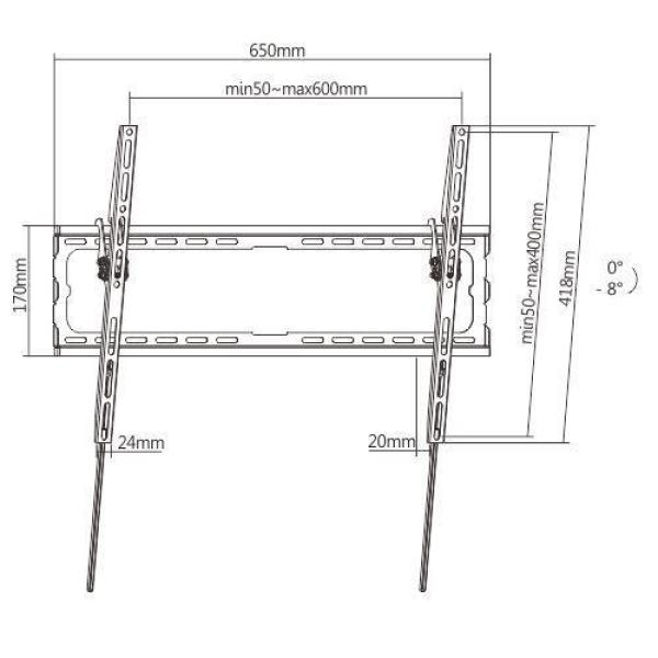Sklopný držák Tv Fiber Mounts FM011