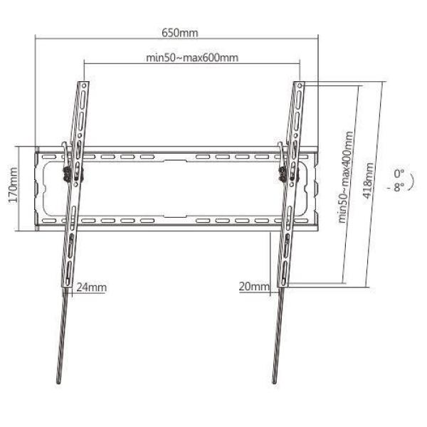 Sklopný držák Tv Fiber Mounts FM012