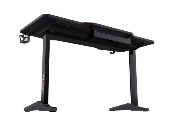 TRUST herní stůl GXT1175 Imperius XL Gaming Desk,  černá1