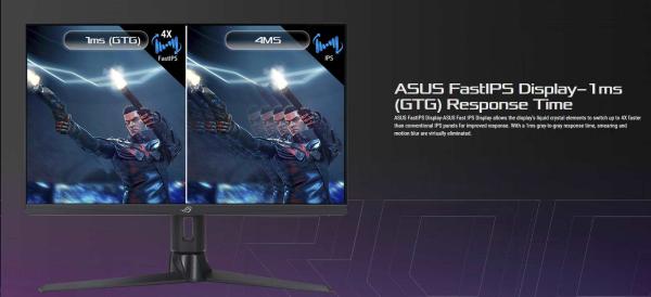 ASUS LCD 27" XG27AQMR ROG STRIX GAMING 2560x1440 300Hz 1ms WLED/ IPS 350cd 2xHDMI DP 2xUSB3.2 VESA PIVOT0