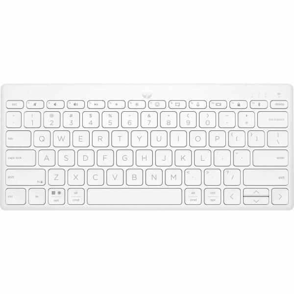 HP 350 Compact Multi-Device Keyboard White - CZ&SK lokalizace - kompaktní klávesnice BT pro více zařízení3