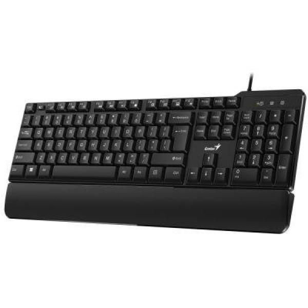 GENIUS klávesnice KB-100XP,  Drátová,  Ergo předložka,  USB,  CZ+SK layout0