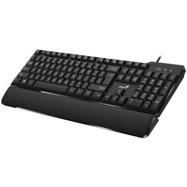 GENIUS klávesnice KB-100XP,  Drátová,  Ergo předložka,  USB,  CZ+SK layout1