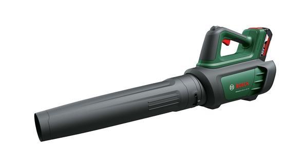 BOSCH AdvancedLeafBlower 36V-750,  akumulátorový foukač na listí,  36 V,  proudění 100 – 200 km/ h,  akumulátor 2.0 Ah1