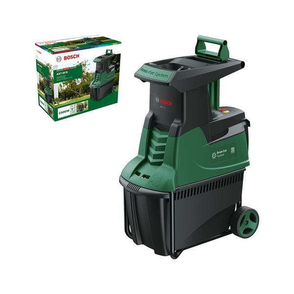 BOSCH AXT 25 D, tichý kompostovač, 2.500 W, kapacita střihu, max. průměr větví 40 mm1