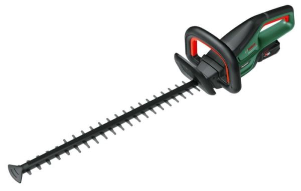 BOSCH UniversalHedgeCut 18V-55,  akumulátorové nůžky, 18 V,  délka čepele 55 cm,  rozteč zubů 22 mm,  akumulátor 2.5 Ah