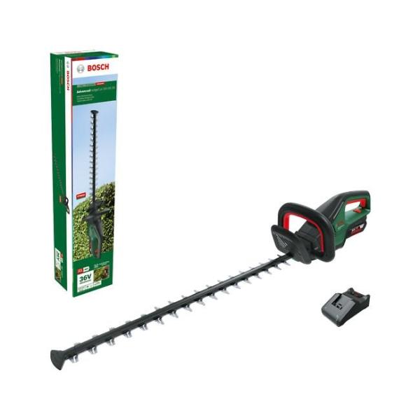 BOSCH AdvancedHedgeCut 36V-65-28, akumulátorové nůžky, 36 V, délka čepele 65 cm, rozteč zubů 30 mm, akumulátor 2.0 Ah