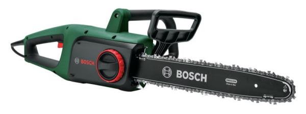 BOSCH UniversalChain 35,  řetězová pila,  1.800 W,  lišta 35 cm,  rychlost řezu 12 m/ s,  1x řetěz