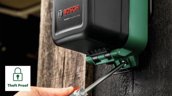 BOSCH GardenPump 18V-2000,  akumulátorové čerpadlo na dešťovou vodu,  18 V,  2000 l/ h,  akumulátor 2.5 Ah6