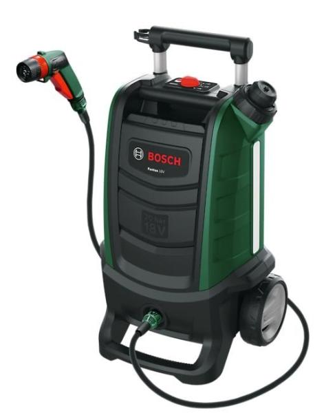 BOSCH Fontus 18V,  akumulátorový venkovní čistič,  18 V,  20 bar