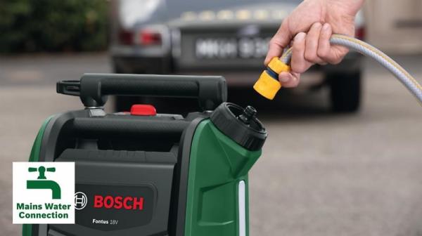 BOSCH Fontus 18V,  akumulátorový venkovní čistič,  18 V,  20 bar8