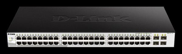 D-Link DGS-1210-52/ ME/ E 48-Port 10/ 100/ 1000BASE-T + 4-Port 1 Gbps SFP Ports Metro Ethernet