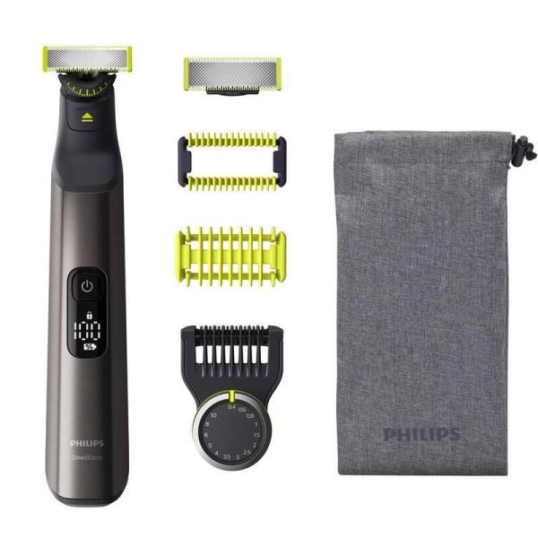 Philips OneBlade Pro 360 QP6551/ 15 Face + Body zastřihovač vousů,  akumulátorový,  na mokro i na sucho