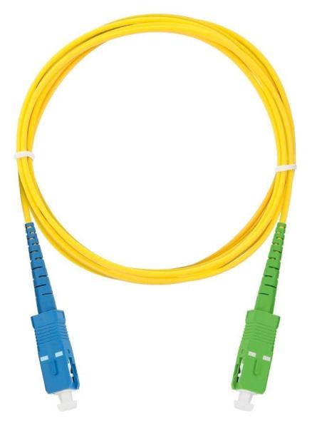 XtendLan simplexní patch kabel SM 9/ 125,  OS2,  SC-SC(APC),  LS0H,  1m