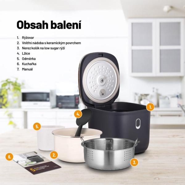 Lauben Low Sugar Rice Cooker 3000AT - rýžovar10