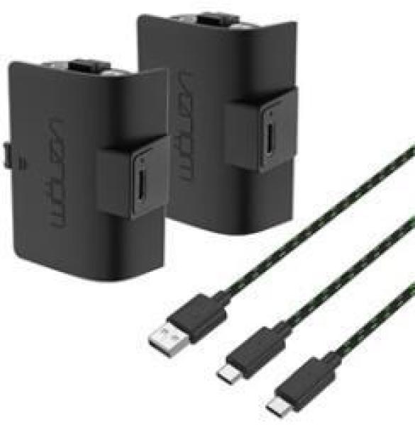 VENOM VS2883 Xbox Series S/ X & One Black High Capacity Twin Battery Pack + 3 meter cable