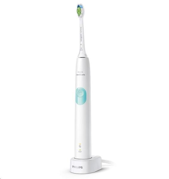 Philips HX6807/ 24 Sonicare ProtectiveClean 4300,  zubní kartáček,  62000 kmitů/ min,  2 režimy čištění,  časovač,  bílá