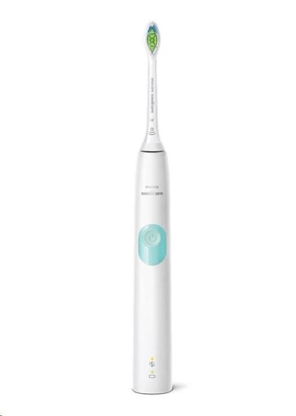 Philips HX6807/ 24 Sonicare ProtectiveClean 4300,  zubní kartáček,  62000 kmitů/ min,  2 režimy čištění,  časovač,  bílá2