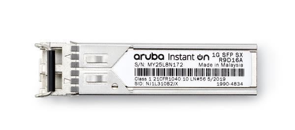 5 x Aruba Instant On 1G SFP LC SX 500m OM2 MMF Transceiver 1420 1820 1830 1930 1950 1960 ( 5 pack )