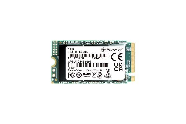TRANSCEND SSD 400S 256GB,  M.2 2242, PCIe Gen3x4,  NVMe,  3D TLC,  bez DRAM