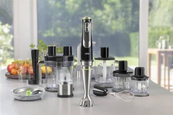 Braun MultiQuick 9 MQ9187XLI tyčový mixér,  1200 W,  plynulá regulace rychlostí,  SplashControl9