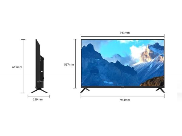 CHiQ U43G7LX TV 43",  UHD,  smart,  Android,  Dolby Vision,  Frameless5