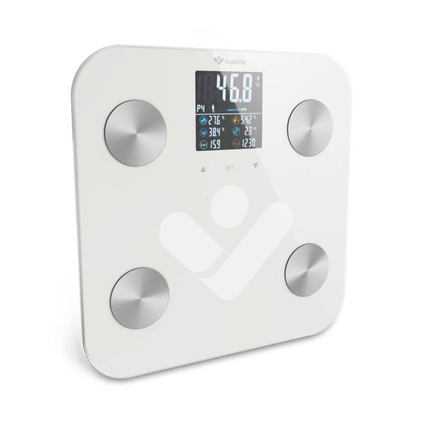 TrueLife FitScale W7 BT - Bioelektrická impedanční bluetooth váha - bílá9
