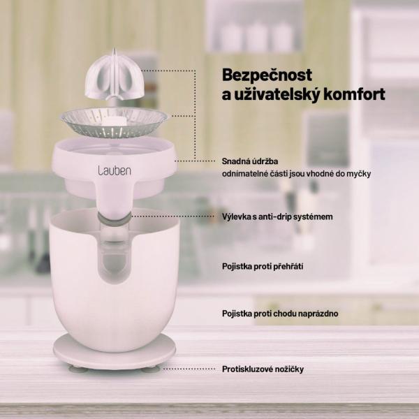 Lauben Electric Citrus Juicer 110WT - odšťavňovač2