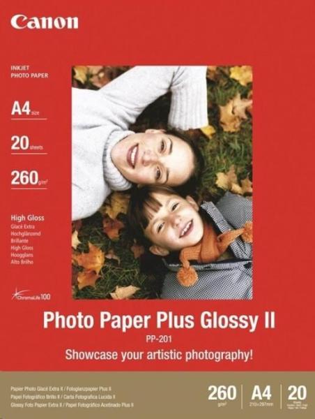 Canon fotopapír plus PP-201,  lesklý,  4x6,  100 listů
