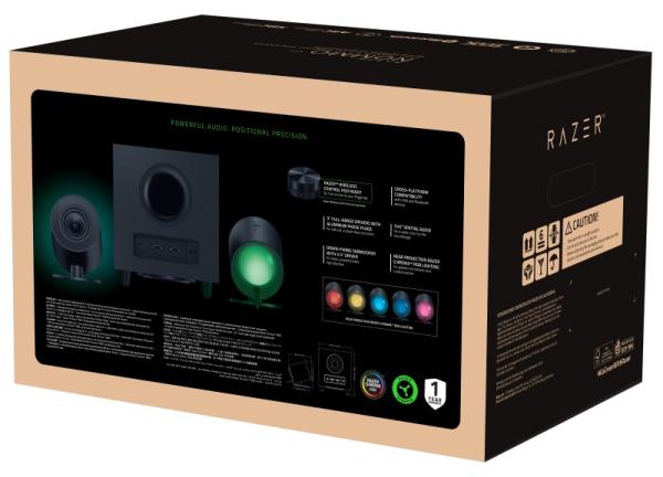RAZER reproduktor Nommo V2,  2.1 Reproduktory se Subwooferem,  RGB7