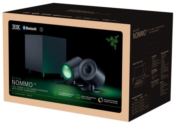RAZER reproduktor Nommo V2,  2.1 Reproduktory se Subwooferem,  RGB8
