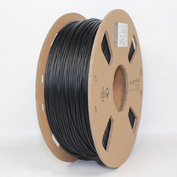 GEMBIRD Tisková struna (filament) PLA flexibilní,  1, 75mm,  1kg,  černá