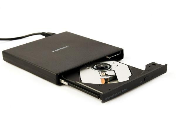 GEMBIRD externí DVD-ROM vypalovačka DVD-USB-04, černá0