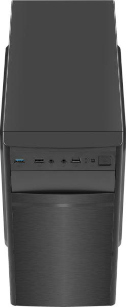 EUROCASE skříň MC X103 black,  micro tower,  1x USB 3.0,  2x USB 2.0,  2x audio,  bez zdroje7